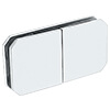 Monaco Series 180<br>Degree Split Face<br>Glass-to-Glass Clamp 